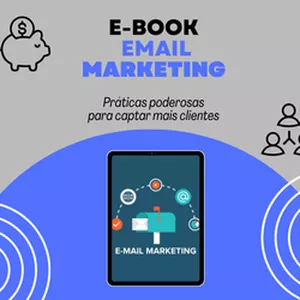 Imagem de capa para o Ebook Marketing por Email