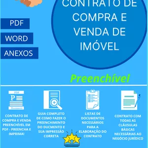 Imagem principal do produto CONTRATO DE COMPRA E VENDA DE IMÓVEL