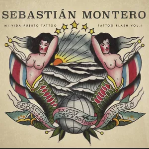 Imagen de portada para Ebook Sebastián Montero tattoo flash volumen #1 