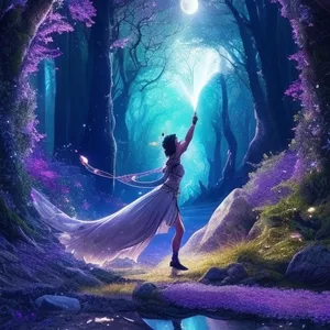 Imagem de capa para o Ebook As Aventuras de Luna e o Mundo Encantado