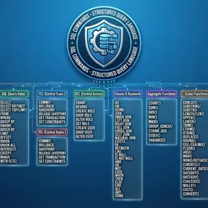 Cover image for Ebook SQL COMMANDS 