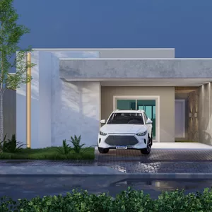 Imagem de capa para o Ebook CASA LOS ANGELES - PROJETO DE CASA TÉRREA 10X20m