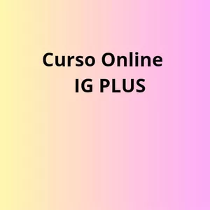 Imagen de portada para Curso online Curso Online IG Plus