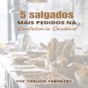 Imagem de capa para o Ebook 5 Salgados FIT - Os Mais Procurados