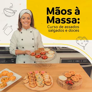 Imagem de capa para o Curso online [COMBO] Mãos à Massa: Curso de Assados Salgados e Doces