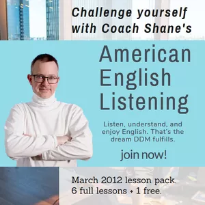 Cover image for Online course Coach Shane's American English Listening - March 2012
