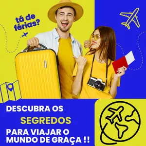 Imagem de capa para o Ebook SEGREDOS PARA VIAJAR O MUNDO DE GRAÇA