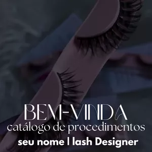 Imagem de capa para o Ebook Catálogo lash designer 