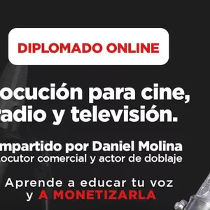 Imagen de portada para Curso online Locución para radio , cine y televisión 