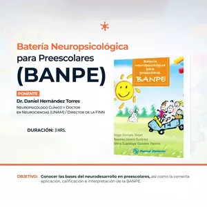 Imagen de portada para Curso online Masterclass: Batería Neuropsicológica para Preescolares (BANPE)