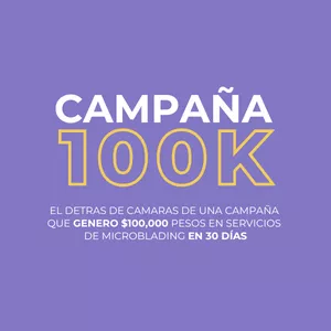 Imagen de portada para Curso online Detrás de Camaras Campaña Exitosa Microblading 100K