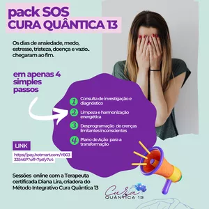 Imagem de capa para o Evento presencial SOS Cura Quântica 13