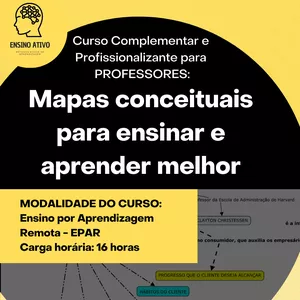 Imagem de capa para o Evento online Mapas Conceituais para Professores