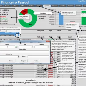Imagem de capa para o Curso online Planilha de Controle Financeiro Pessoal 