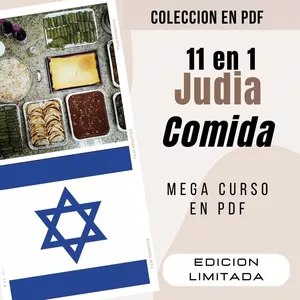 Imagen de portada para Ebook Curso digital de COCINA Y RECETAS JUDIA | 11 ebooks en PDF 