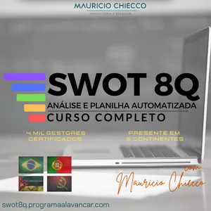 Imagem principal do produto Análise SWOT 8Q - CURSO COMPLETO