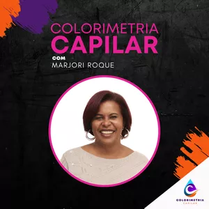 Imagem de capa para o Evento presencial Colorimetria Capilar com Marjori Roque