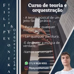 Imagem de capa para o Serviço online Aulas de Música