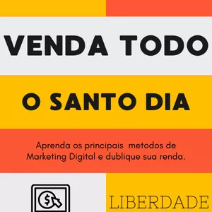 Imagem de capa para o Ebook Venda todo o santo dia.