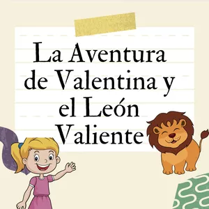 Imagen de portada para Ebook La aventura de Valentina y el león valiente