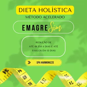 Imagem do curso Dieta Holística até 4Kx4Dias até 8Kx15Dias Método Acelerado de Redução