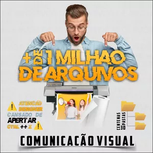 Imagem de capa para o Curso online Mega Pack Comunicação Visual 