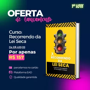 Imagem do curso Curso: Recorrendo da Lei Seca