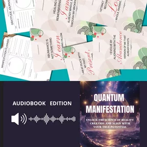Cover image for Ebook Quantum Manifestation: Unlock the Science of Reality Creation and Align with Your True Potential + audio + 5 wall arts of quantum manifestation 