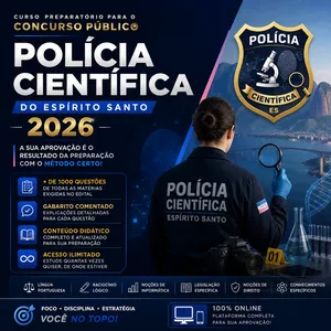 Imagem do curso Curso Preparatório para Polícia Científica do ES (PCIES) 2026