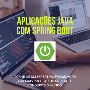 Imagem de capa para o Curso online Aplicações JAVA com SPRING BOOT