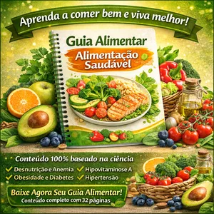 Imagem de capa para o Ebook Guia Alimentar – Alimentação Saudável
