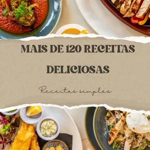 Imagem de capa para o Ebook Mais de 120 receitas deliciosas 