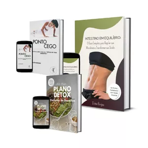 Imagem de capa para o Ebook Intestino em Equilíbrio:O Guia Completo para Regular sua Microbiota e Transformar sua Saúde.