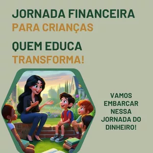 Imagem de capa para o Ebook Jornada Financeira para Crianças - Quem Educa Transforma