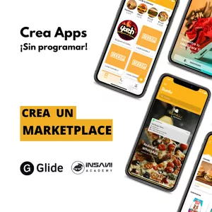 Imagem principal do produto Crea un Marketplace con Glide App