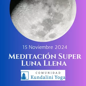 Imagen de portada para Evento online Meditación Super Luna Llena Tauro 
