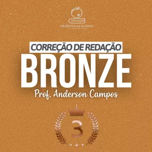 Imagem de capa para o Curso online PLANO BRONZE 3 CORREÇÕES DE REDAÇÃO