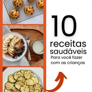Imagem de capa para o Ebook E-book 10 receitas saudáveis 
