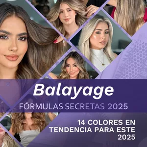 Imagen de portada para Curso online Balayage Fórmulas Secretas 2025+