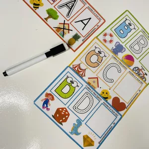 Imagem de capa para o Ebook Cards do Alfabeto 