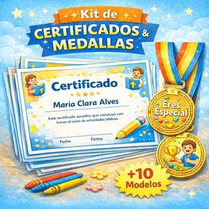 Imagen de portada para Ebook Kit de Certificados y Medallas 🏅