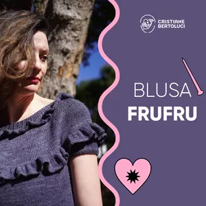 Imagem de capa para o Curso online Videoaula + Receita Blusa Frufru