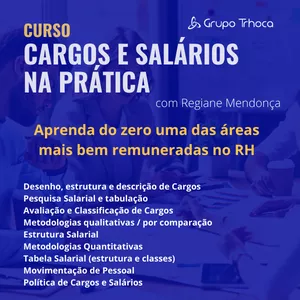 Imagem de capa para o Curso online Curso - Cargos e Salários na Prática