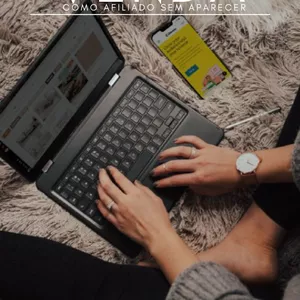 Imagem de capa para o Ebook Venda como afiliado sem aparecer