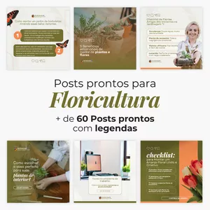 Imagem de PACK PARA FLORICULTURA criado por @canvapackdigitais na hotmart