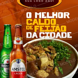 Imagem de capa para o Curso online Flyer Caldo de Feijão com cerveja