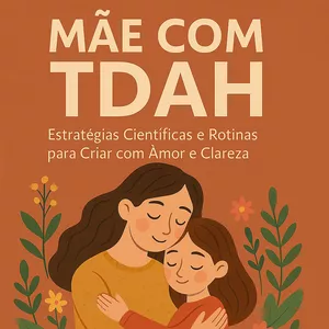 Imagem de capa para o Ebook Mãe com TDAH Estratégias Científicas e Rotinas para Criar com Amor e Clareza