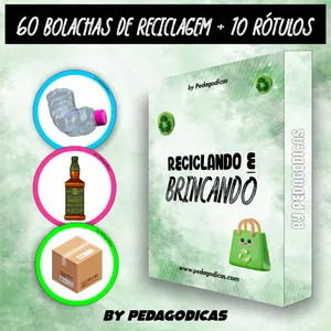 Imagem de capa para o Ebook Reciclando e Brincando - Recurso Pedagógico