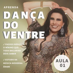 Imagem principal do produto Aprenda Dança do Ventre com Ana Claudia Borges - Aula 01