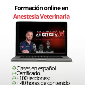 Imagen de portada para Curso online AnestesiaVet ESP
